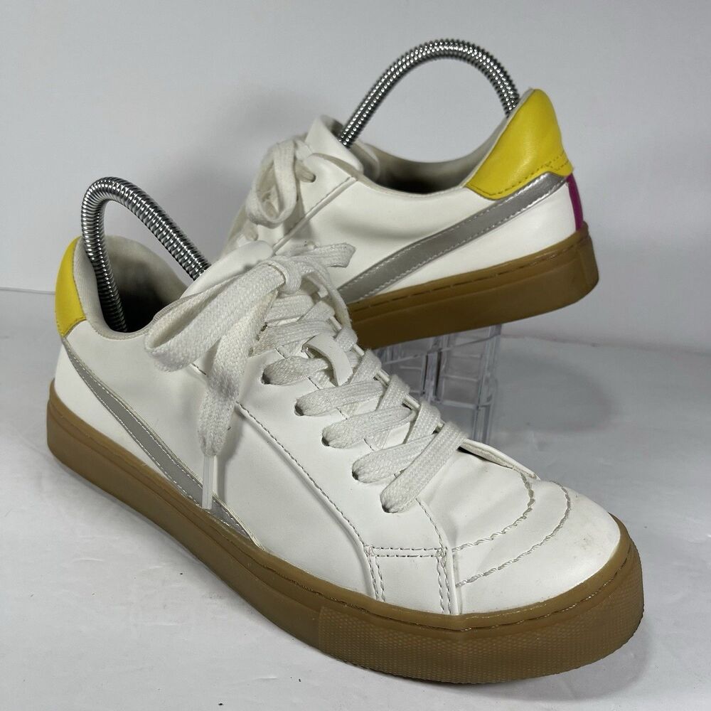Universal Thread White Multi-Color Platform Sneakers - Women’s Size 8